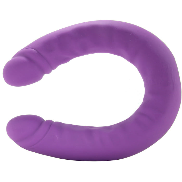 Rusé Slim 18 Inch Silicone Double Dildo in Purple