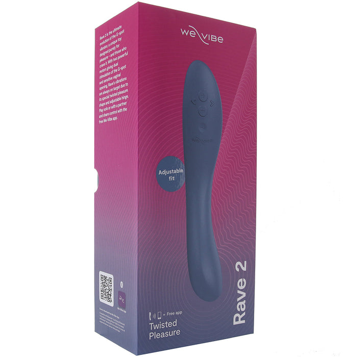 We-Vibe Rave 2 Silicone G-Spot Vibe in Blue