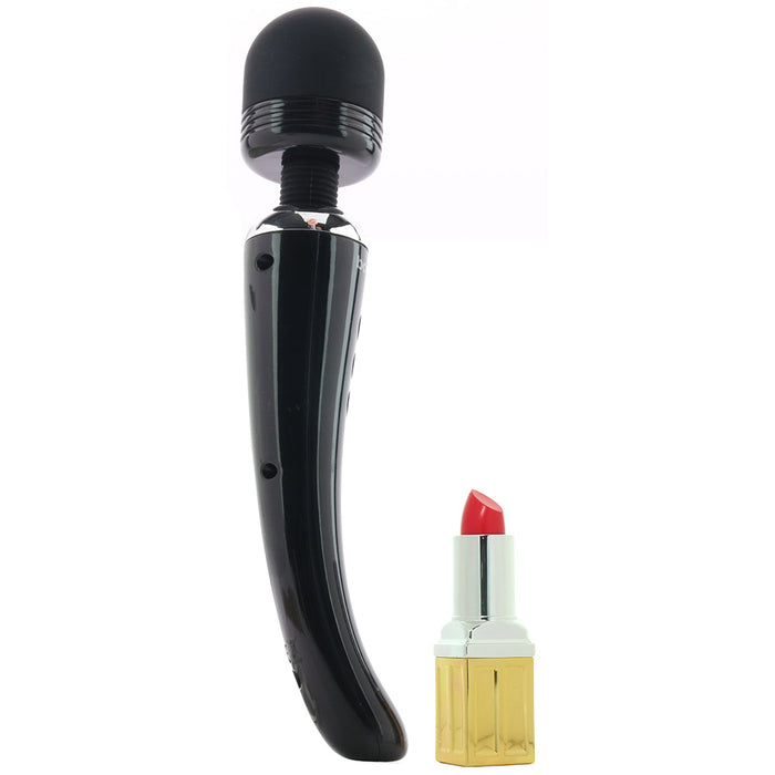 Curve Rechargeable Massage Wand in Black