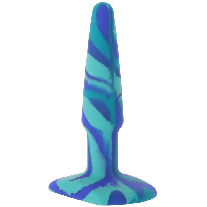 A-Play Groovy 4 Inch Anal Plug in Ocean