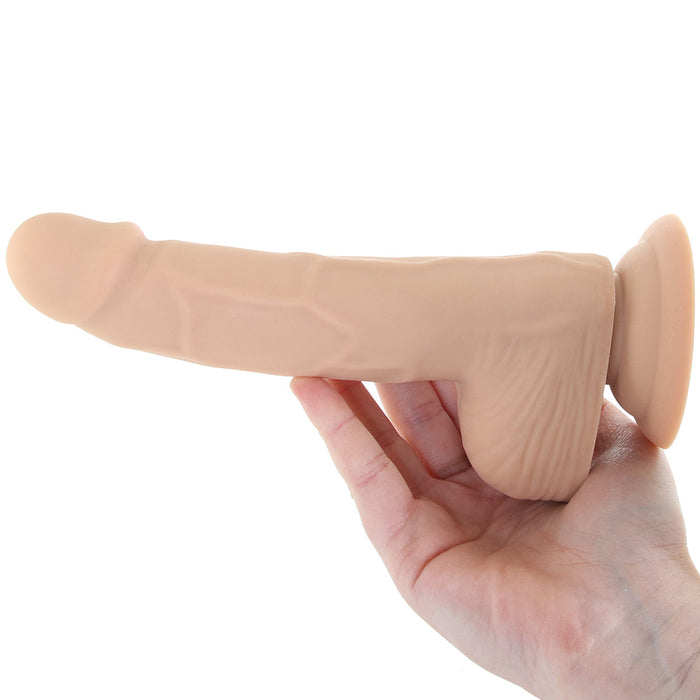 Silicone Studs 6 Inch Dildo in Ivory