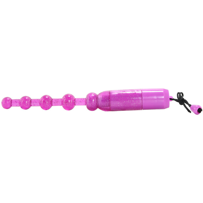 Waterproof Vibrating Pleasure Beads in Purple