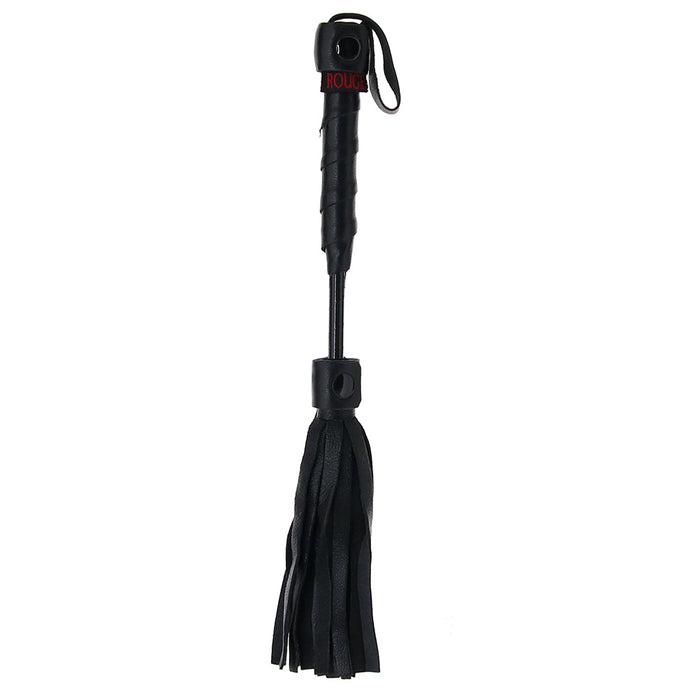 Leather Mini Flogger in Black