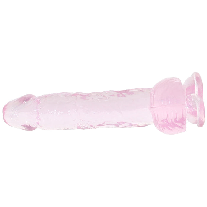 Naturally Yours 6 Inch Crystaline Dildo in Rose