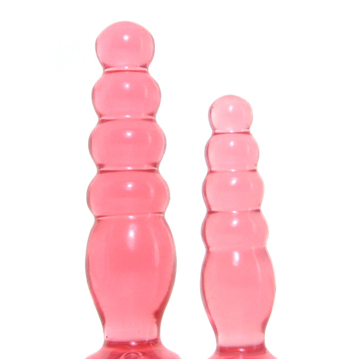 Crystal Jellies Anal Delight Trainer Kit in Pink