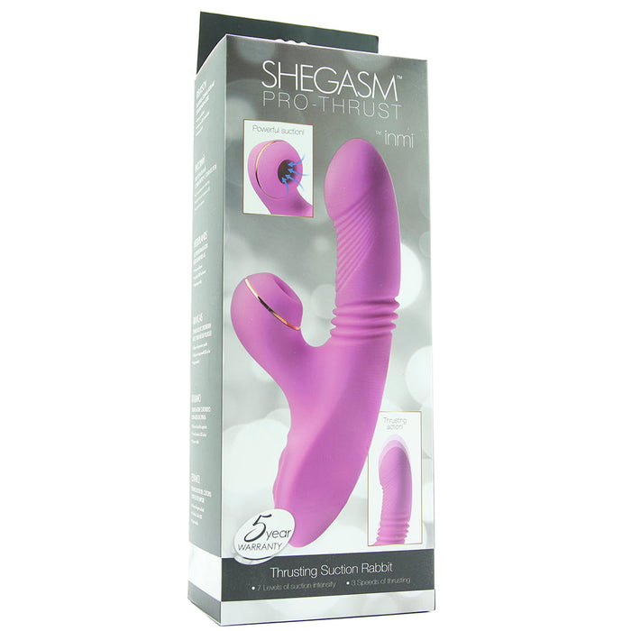 Shegasm Pro-Thrust Suction Rabbit in Pink