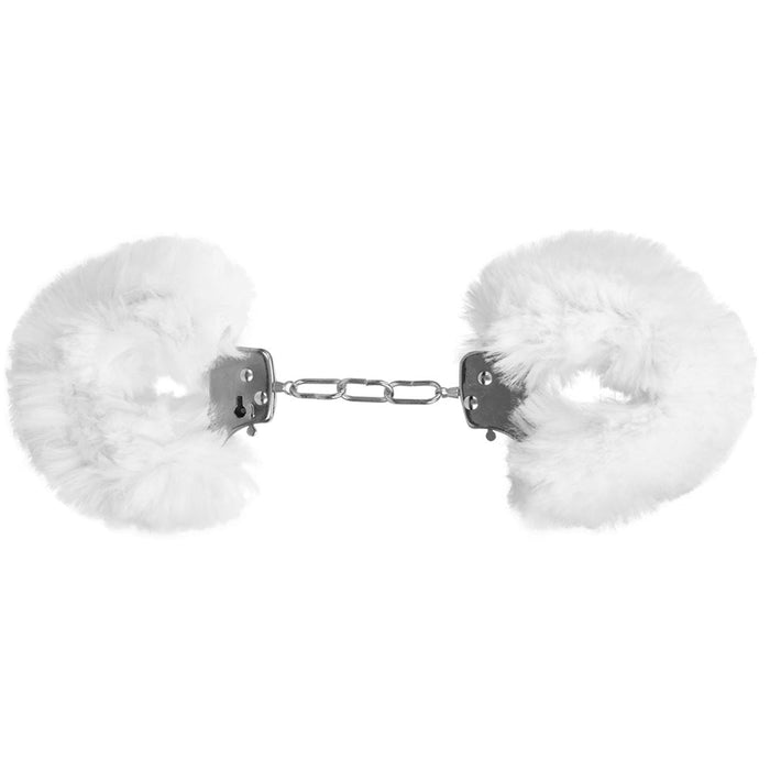 Ultra Fluffy Furry Cuffs in White