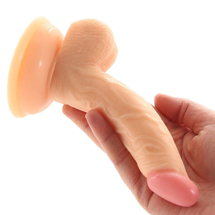 Real Skin Mini Whoppers 5 Inch Curved Dildo