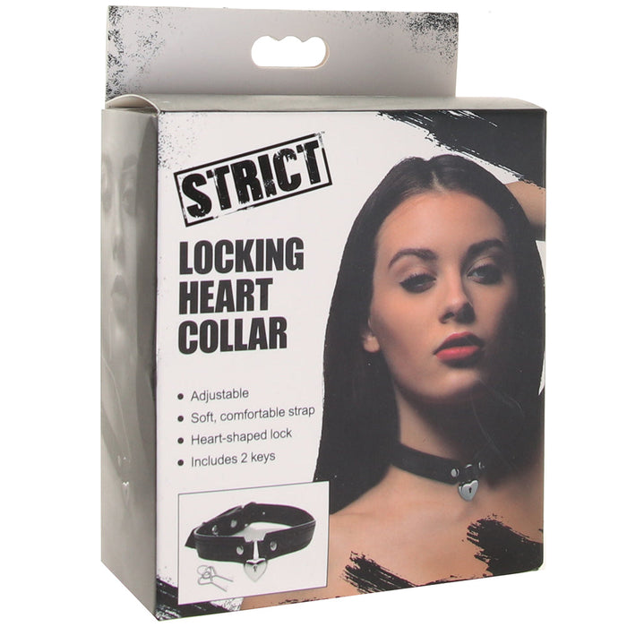 Strict Locking Heart Collar