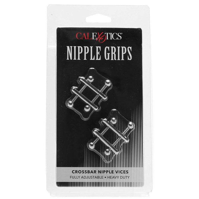 Nipple Grips Crossbar Nipple Vices in Silver