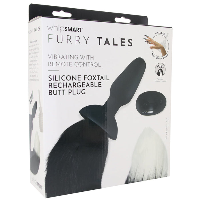 WhipSmart Furry Tales 3.75 Inch Foxtail Vibrating Plug