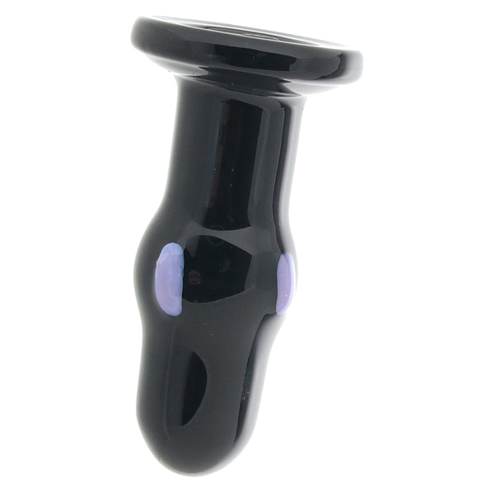 Adam & Eve Rear Rocker Vibrating Glass Anal Plug