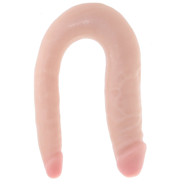 Dr. Skin Mini 12 Inch Double Dildo in Vanilla