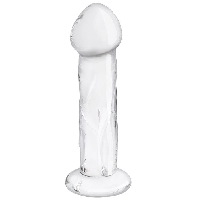 gläs 6 Inch Veiny Glass Dildo