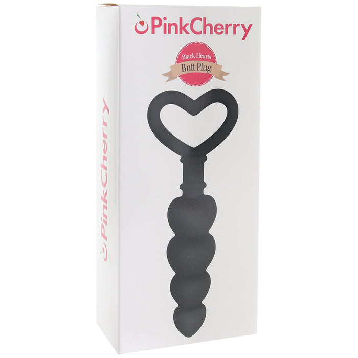 FantasyCherry  Black Hearts Butt Plug