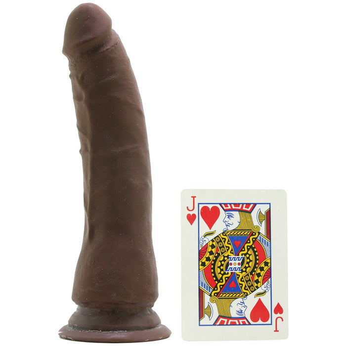 The Thin D 7 Inch ULTRASKYN Dildo in Chocolate