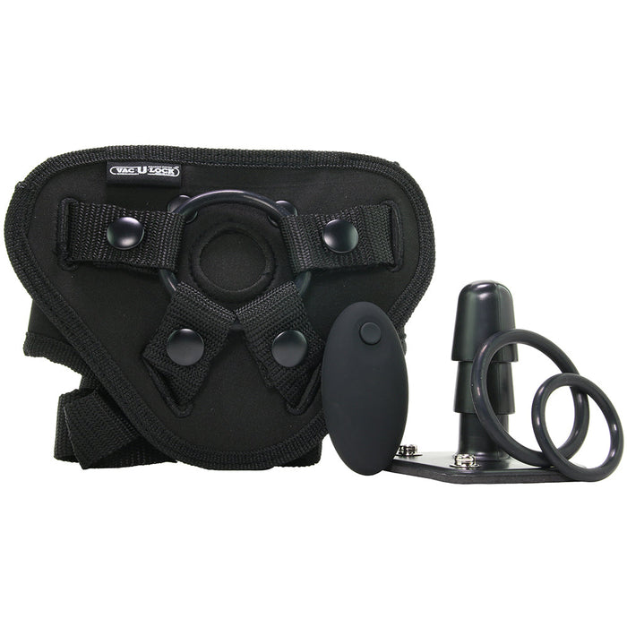 Vibrating Remote Vac-U-Lock Supreme Harness