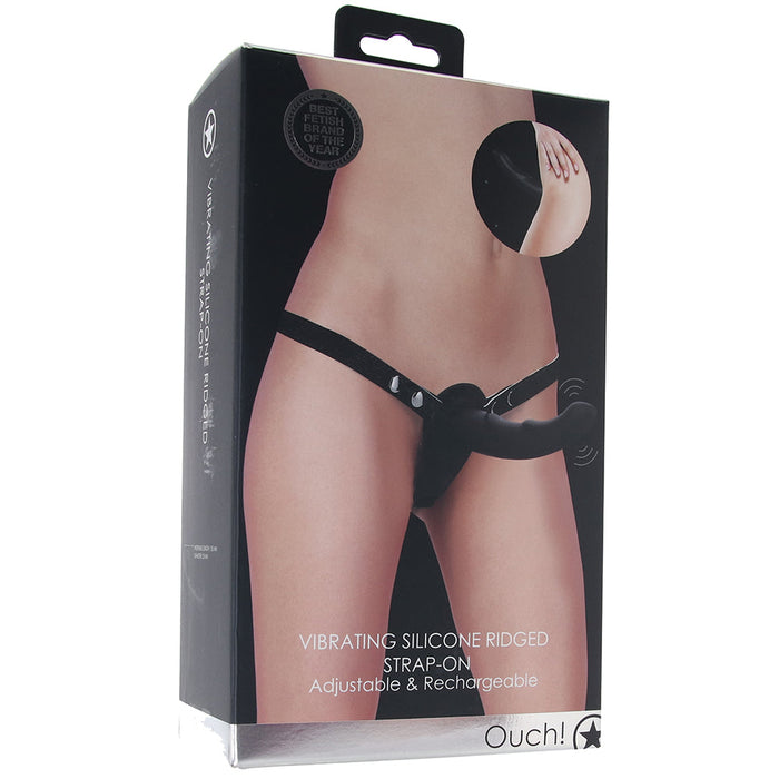 Ouch! Adjustable Ridged Strap-On Vibe