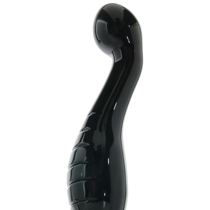 Icicles No. 68 Glass Dildo in Black