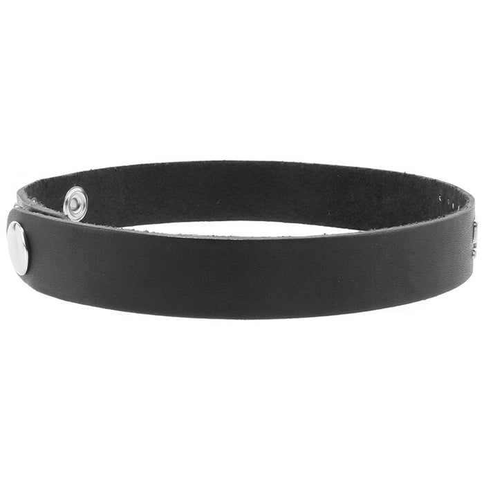 Slut Leather Word Band Collar