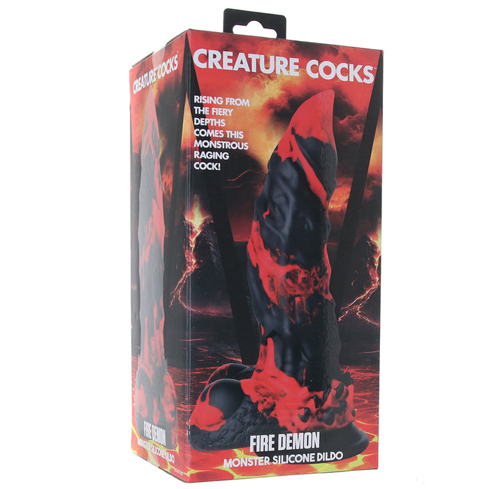 Creature Cocks Fire Demon Monster Dildo