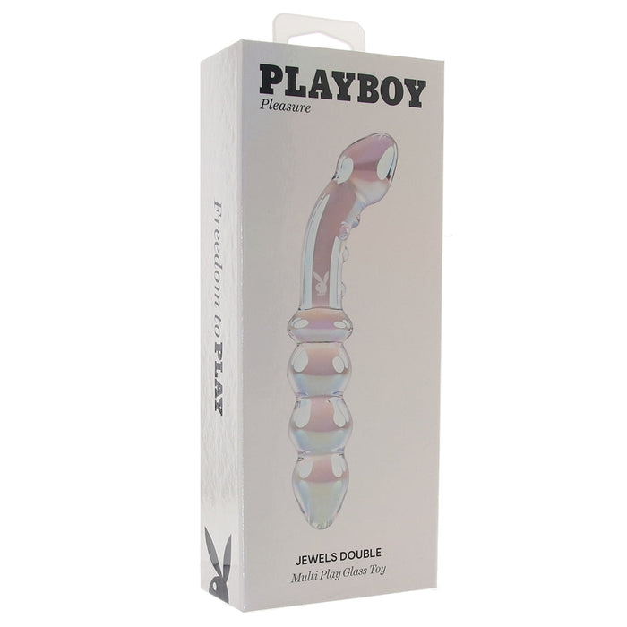 Playboy Jewels Glass Double Dildo