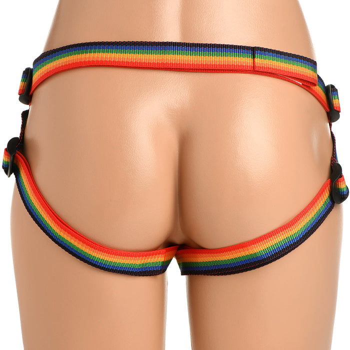 Ride the Rainbow Universal Rainbow Strap-On Harness