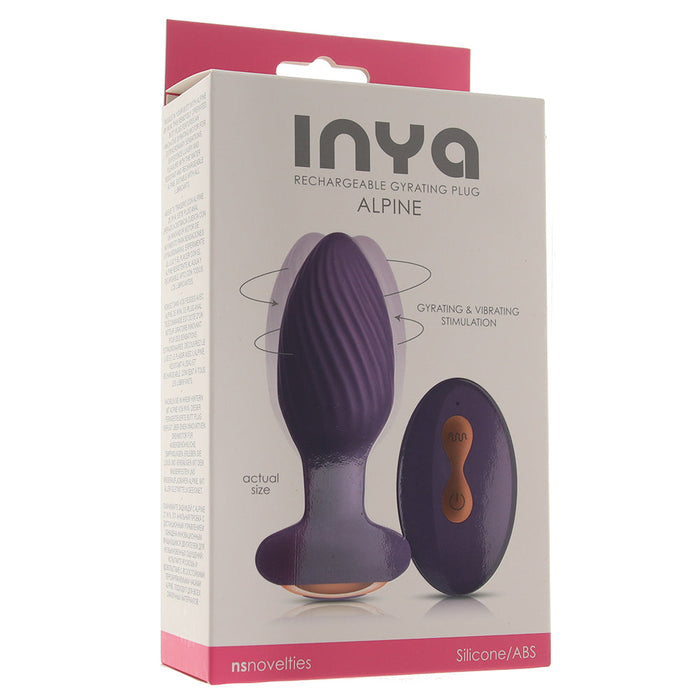 Inya Alpine Gyrating Remote Plug in Purple