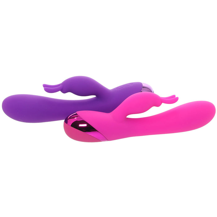 BOGO! Silicone Rabbit Vibes in Purple & Pink