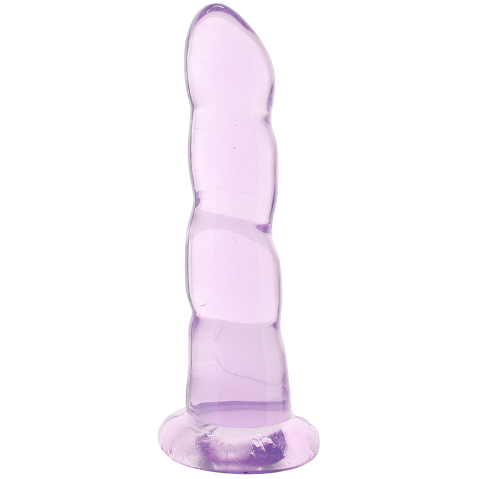 RealRock 7 Inch Ripply Dildo in Purple