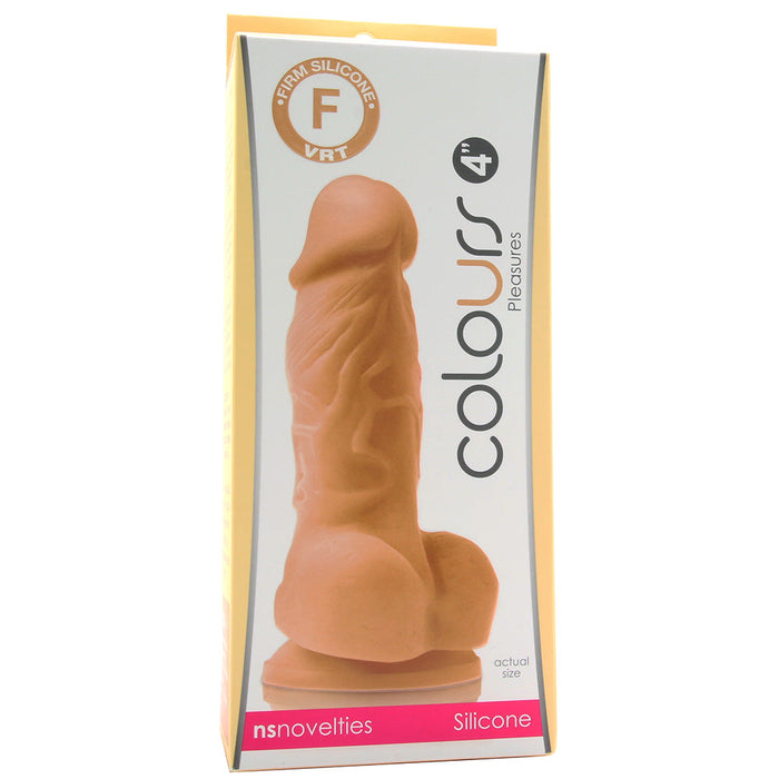 Colours Pleasures 4" Silicone Dildo in Cream