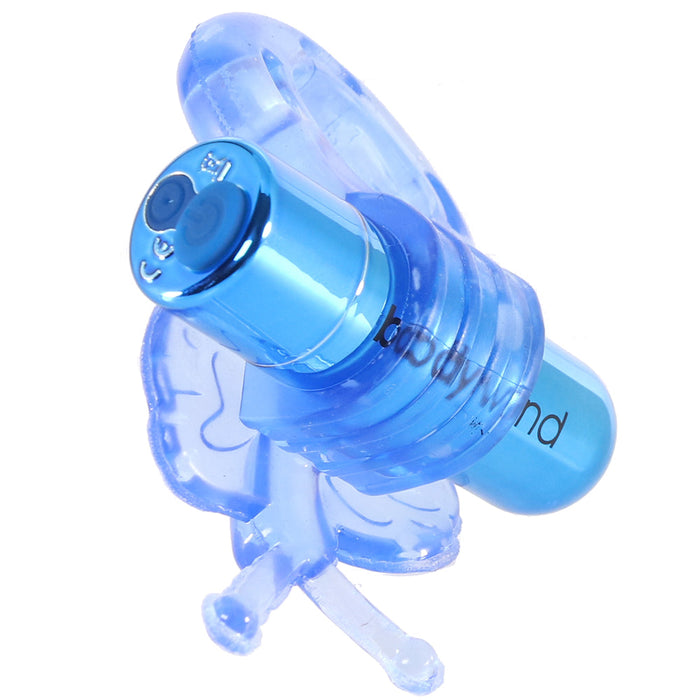 BodyWand Rechargeable Butterfly Ring in Blue