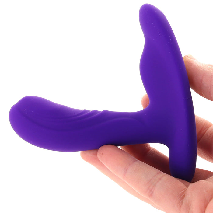 Silicone Remote PinPoint Pleaser P-Spot Vibe in Purple