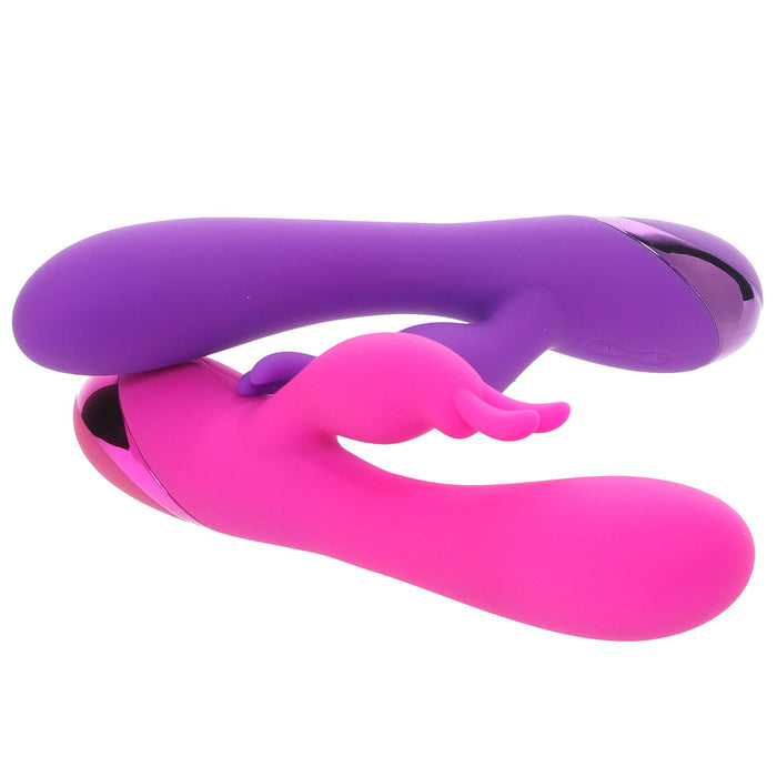 BOGO! Silicone Rabbit Vibes in Purple & Pink