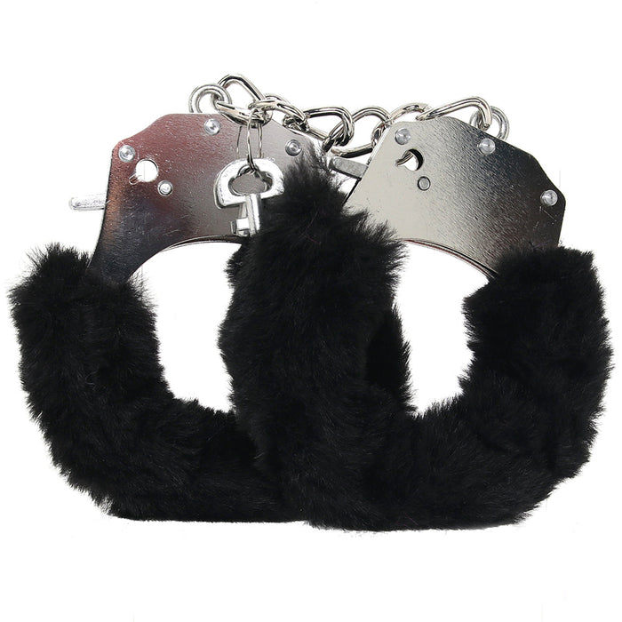 WhipSmart Classic Furry Cuffs in Black