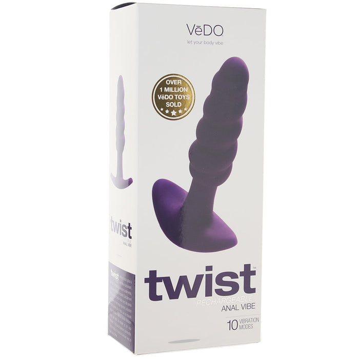 Twist Anal Vibe in Deep Purple