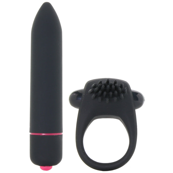 Intense 10 Function C-Ring & Bullet Vibe in Black