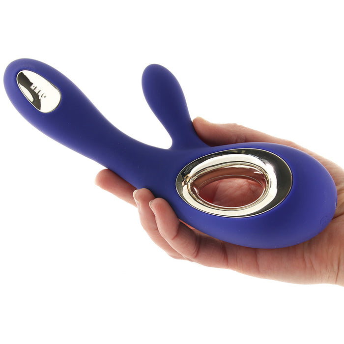 SORAYA Wave G-Spot and Clitoral Vibrator in Midnight Blue