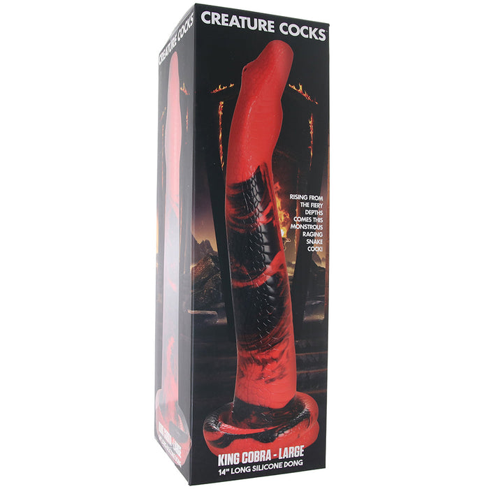 Creature Cocks King Cobra Large Silicone Dildo