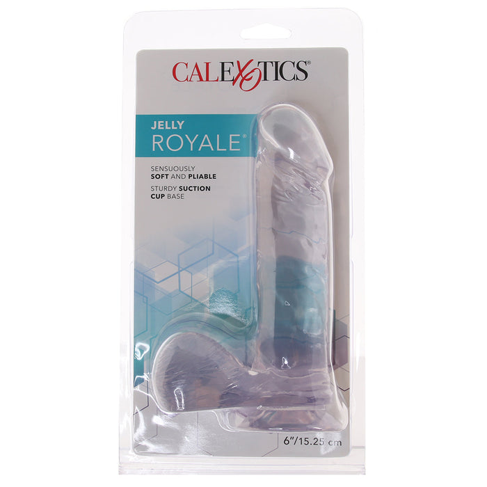 Jelly Royale 6 Inch Dildo in Clear