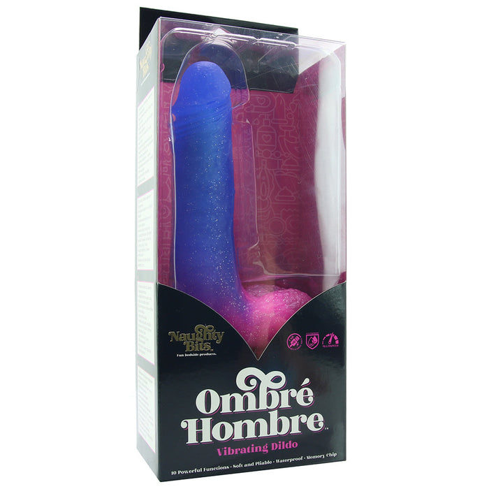 Naughty Bits Ombré Hombre Vibrating Dildo