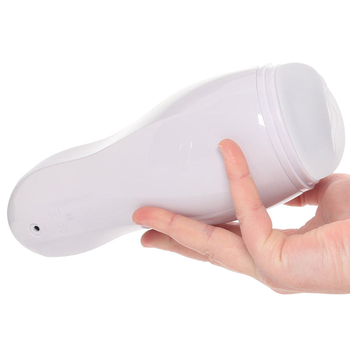 Selopa Pleasure Can Vibrating Stroker in White