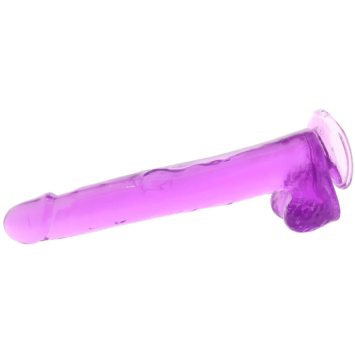 Size Queen 12 Inch Jelly Dildo in Purple