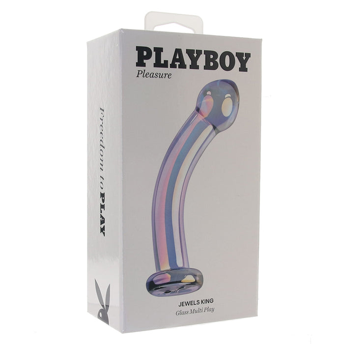 Playboy Jewels King Glass Dildo