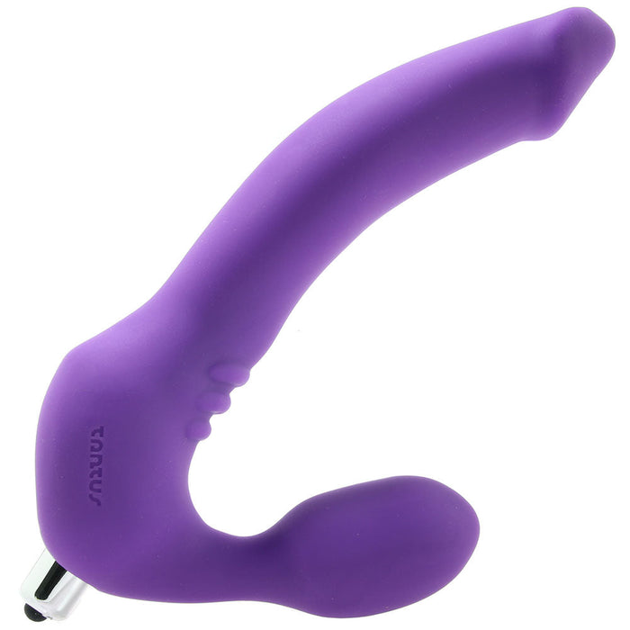 Strapless Original Double Vibrating Dildo in Violet