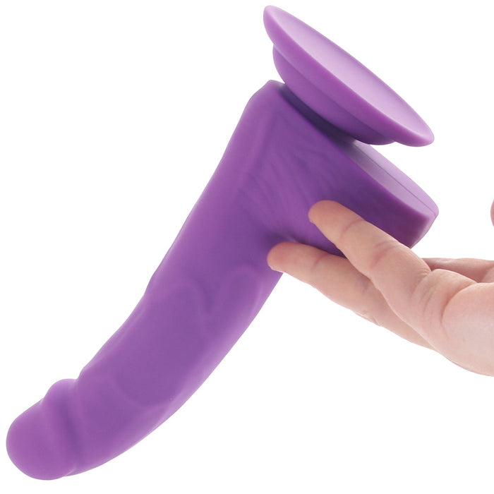 Silicone Studs 6 Inch Dildo in Purple