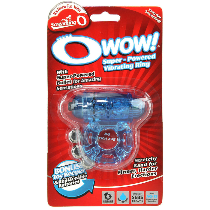 OWow Super Powered Vibrating Ring in Blue