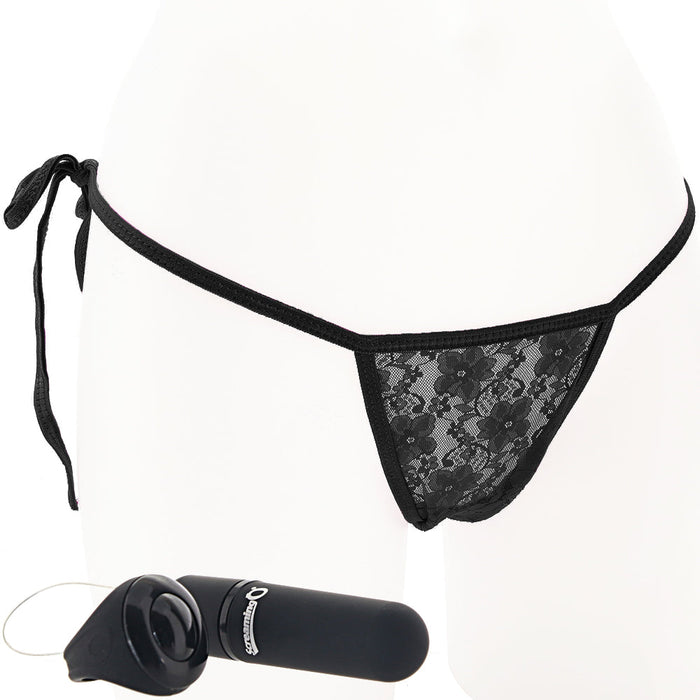 My Secret Treble Remote Panty Vibe Set in Black