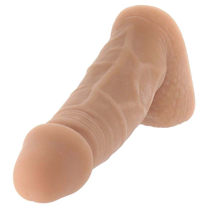 Strap U Large Bulge 6.5 Inch Packer Dildo in Brown