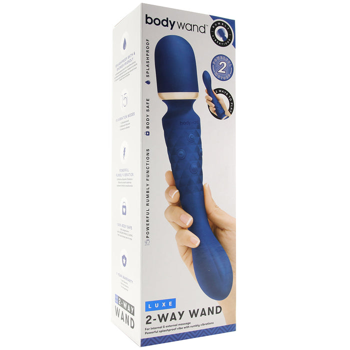 BodyWand Luxe 2-Way Wand in Blue